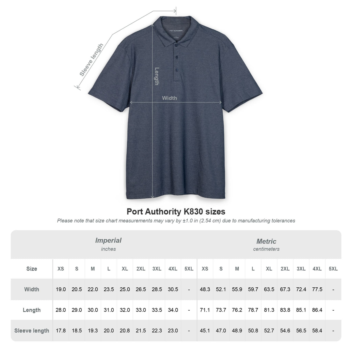Embroidered Schmitt Music Logo Fine Pique Polo Shirt
