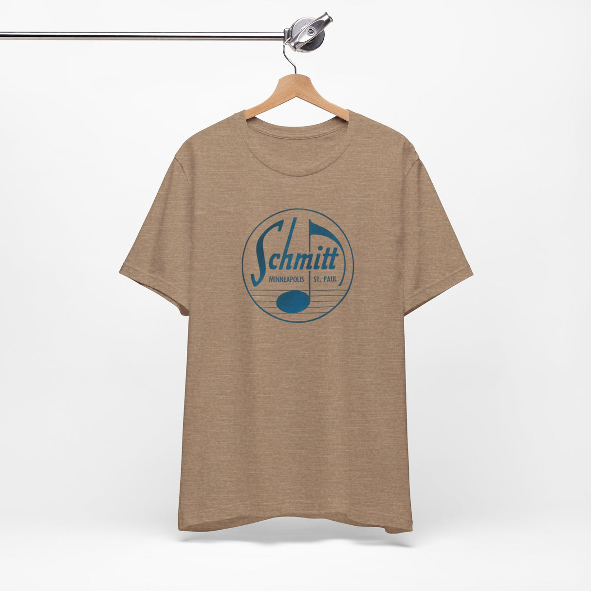 Old School Schmitt Music Logo Unisex Jersey Short Sleeve Tee