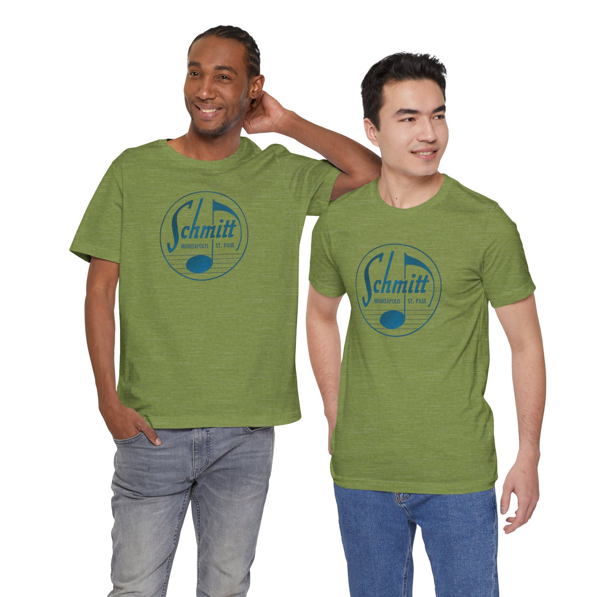 Old School Schmitt Music Logo Unisex Jersey Short Sleeve Tee