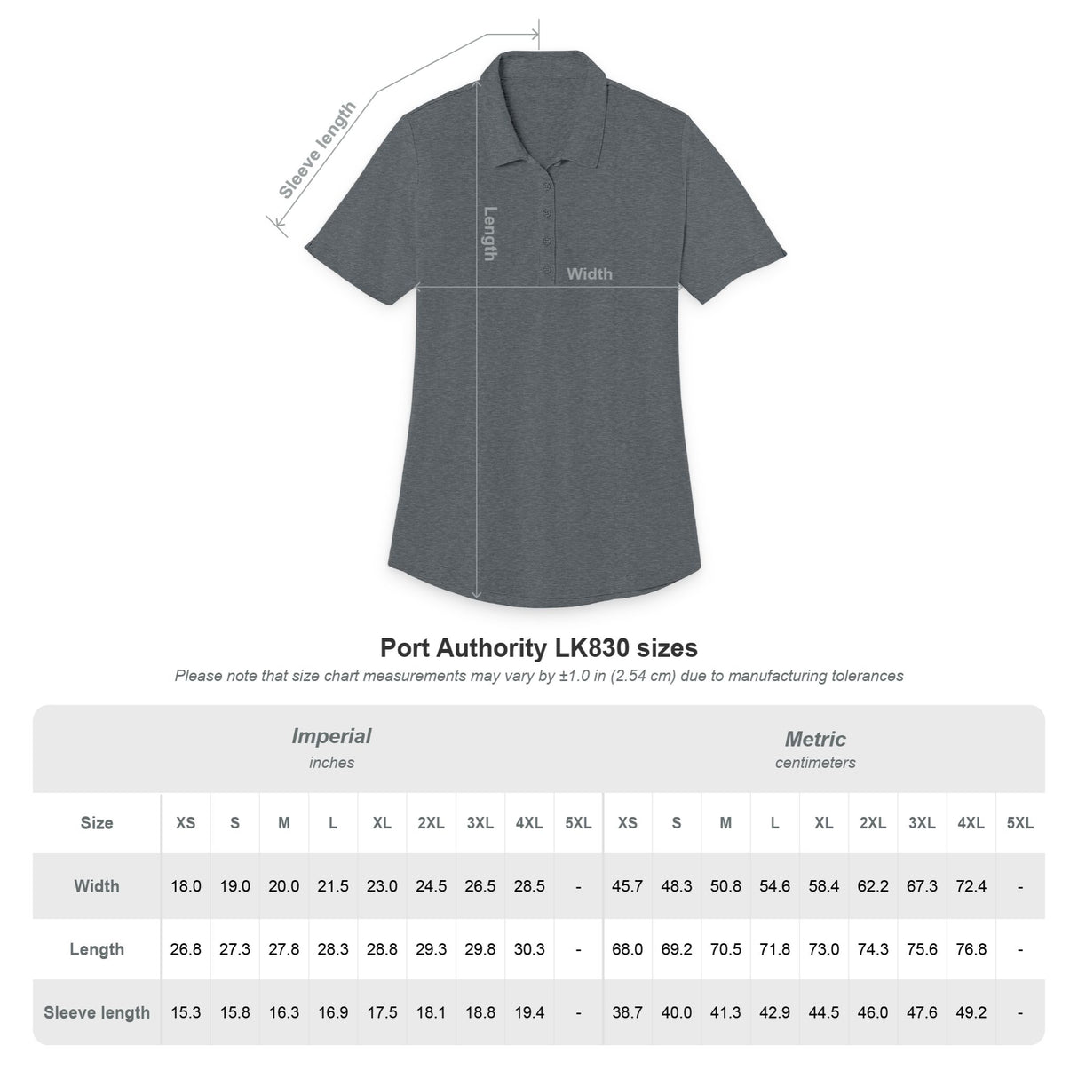 Embroidered Schmitt Music Logo on Ladies Fine Pique Blend Polo