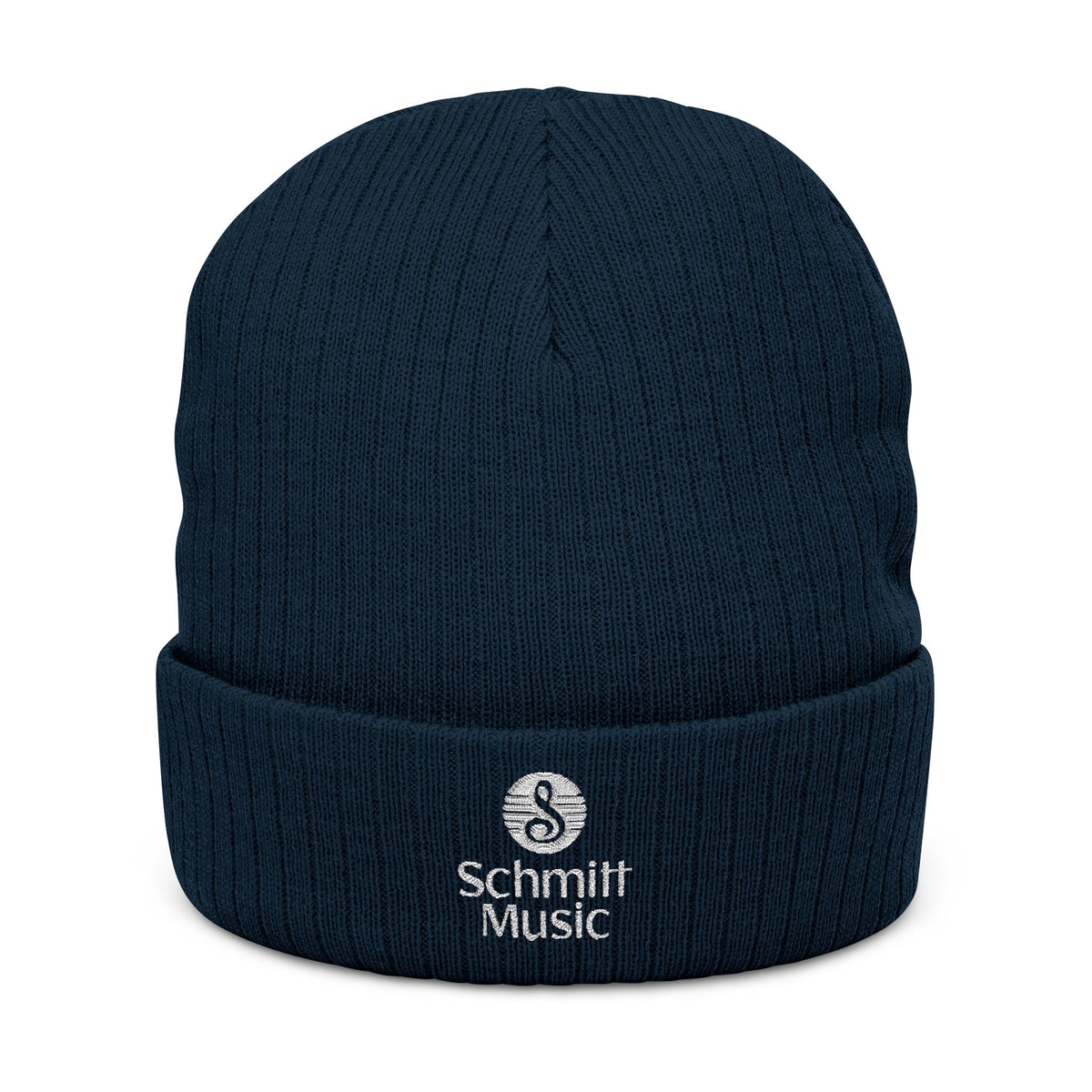 Schmitt Music Embroidered Ribbed Knit Beanie