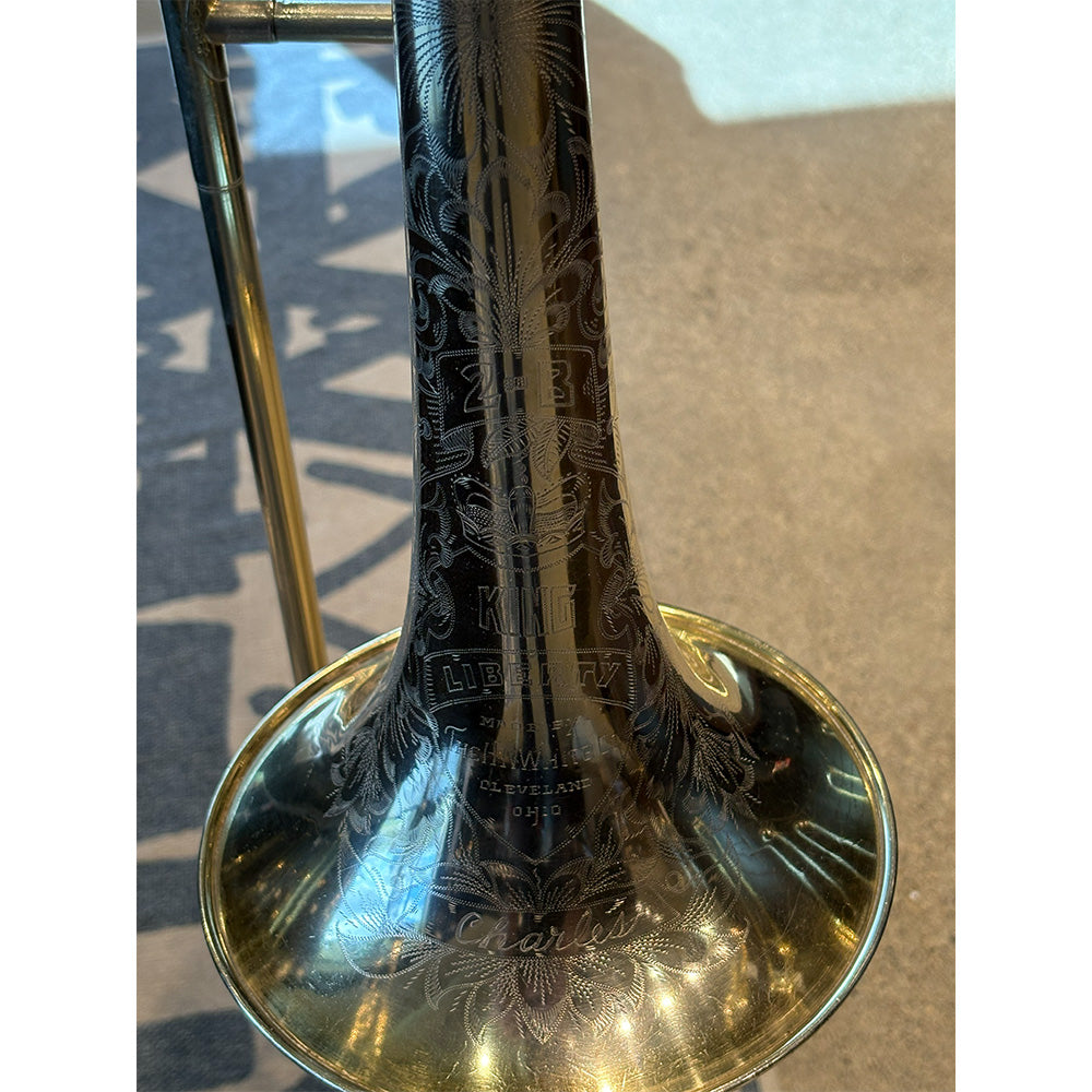 Pre-owned 1952 King 2B Liberty Custom Small Bore Tenor Trombone