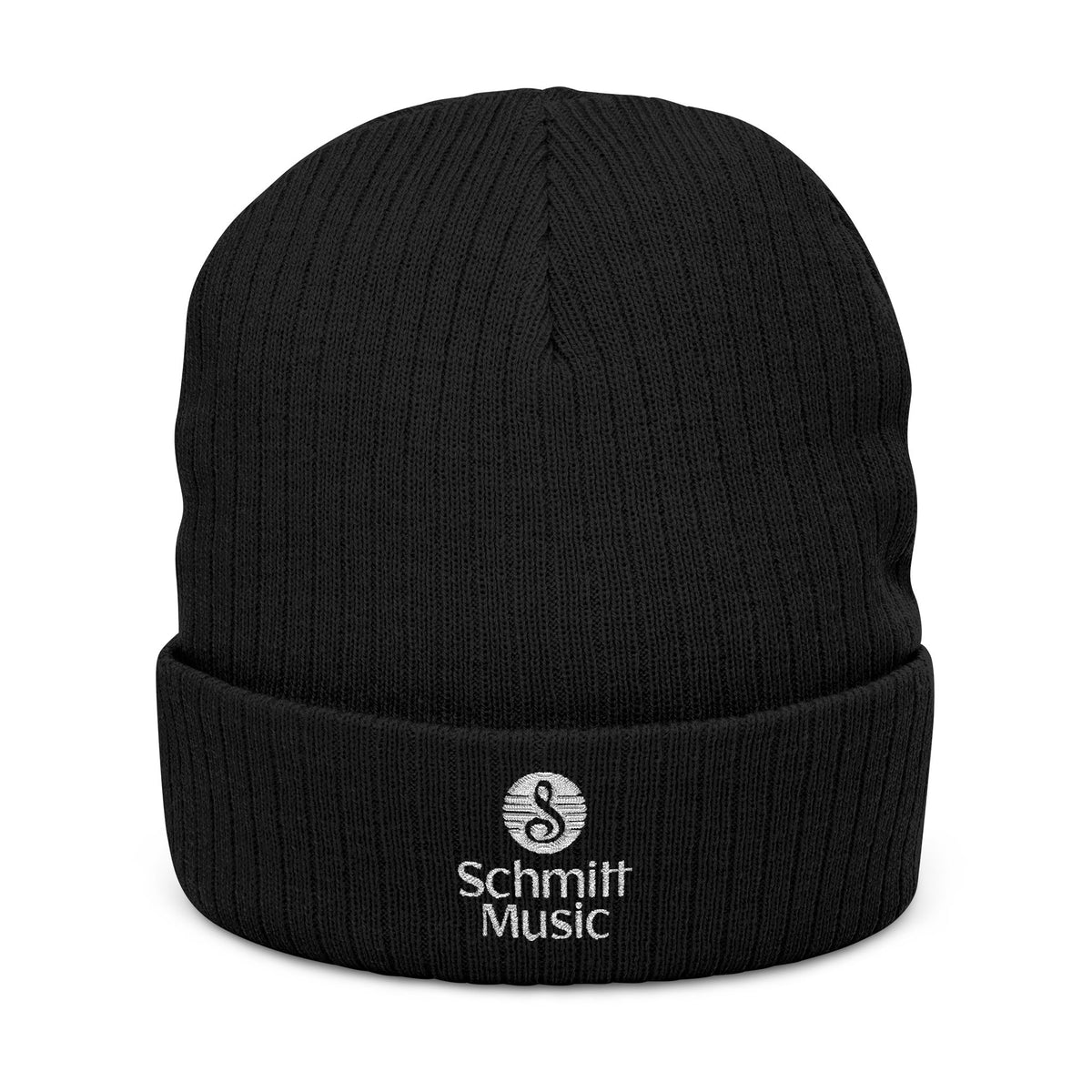 Schmitt Music Embroidered Ribbed Knit Beanie