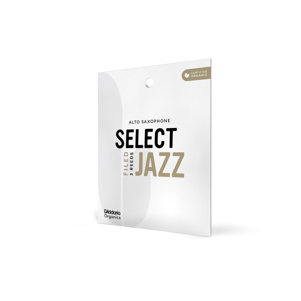 D'Addario Organic Select Jazz Filed Alto Saxophone Reeds