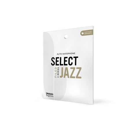 D'Addario Organic Select Jazz Filed Alto Saxophone Reeds