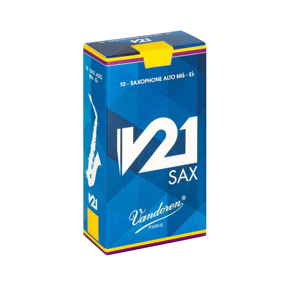 Vandoren Alto Saxophone V21 Reeds - Box of 10