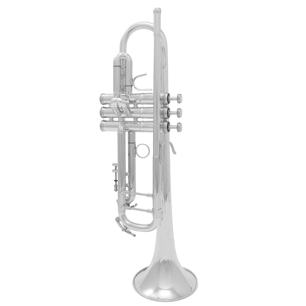B&S 3137 Silverplated Bb Trumpet