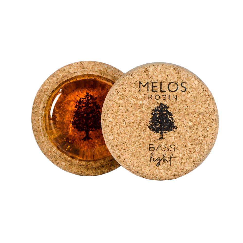Melos Classical Rosin Bass Light Front