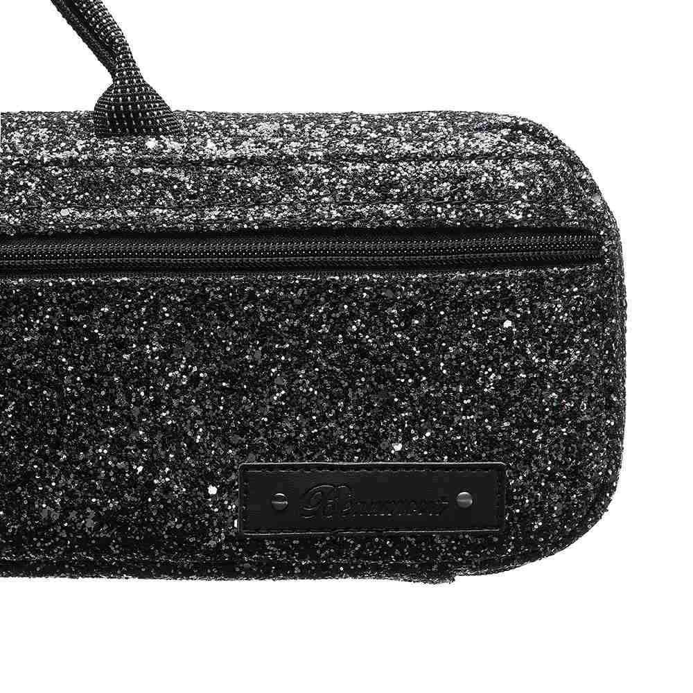 Beaumont Flute B-Foot Bag - Black Sparkle 2