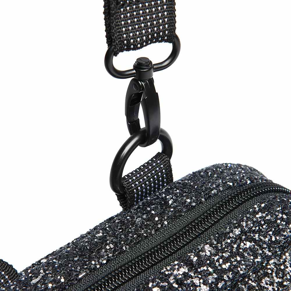 Beaumont Flute B-Foot Bag - Black Sparkle 3