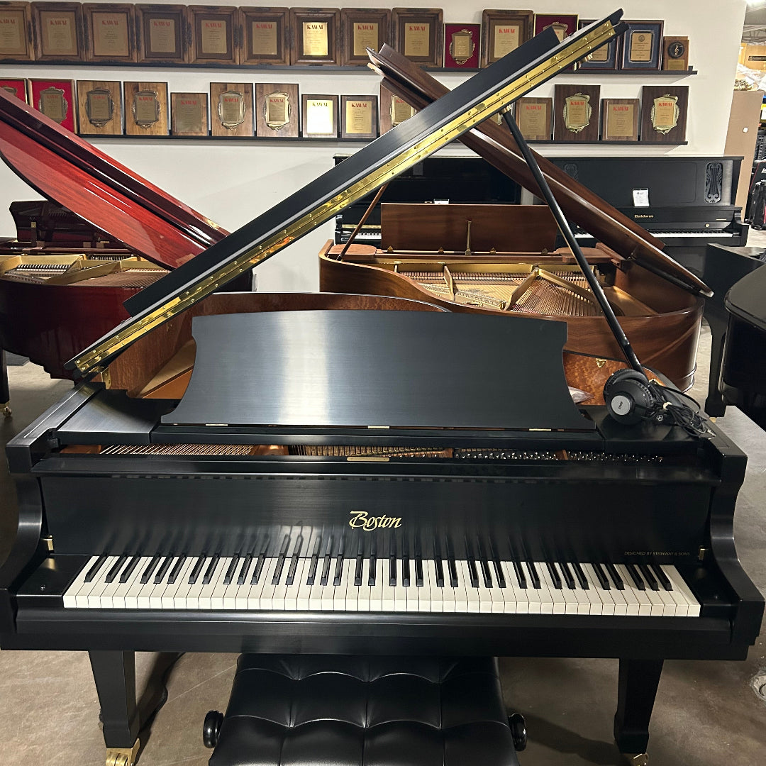 Pre-Owned Boston GP-163 5'4" Ebony Satin Grand Piano