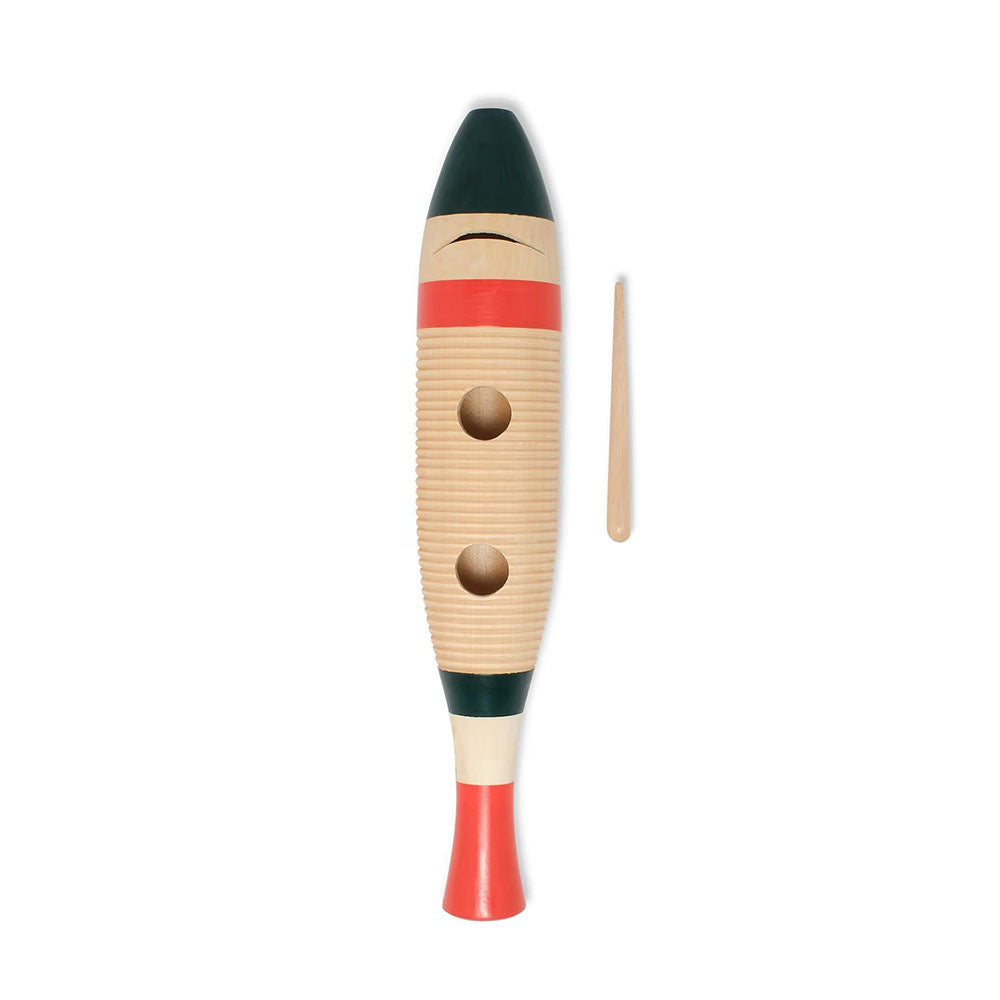 Latin Percussion CP Fish Style Guiro with Scraper 2