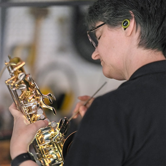 Instrument Repair Tech working