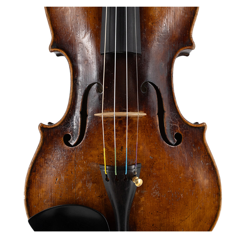 Consignment Roth Gagliano Violin - close up on the front of the body