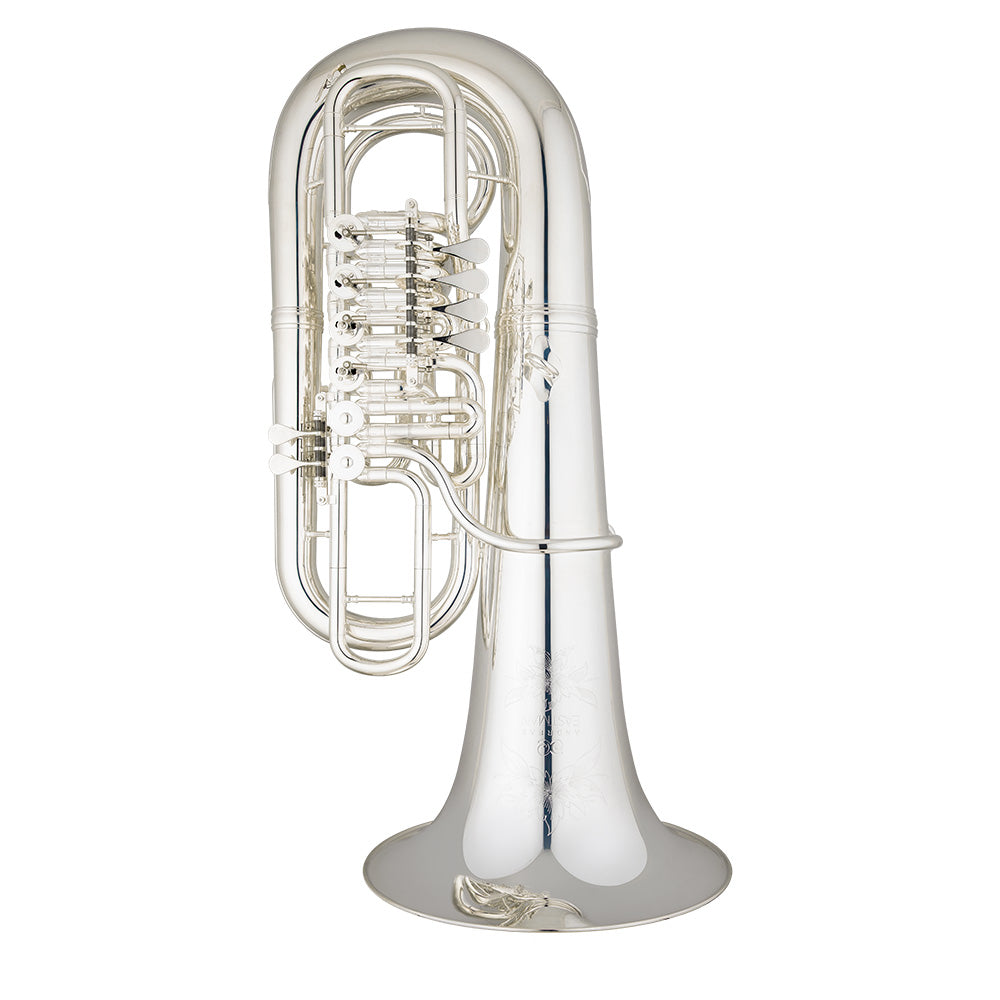 Eastman EBF866 F Tuba Gold Silver Front