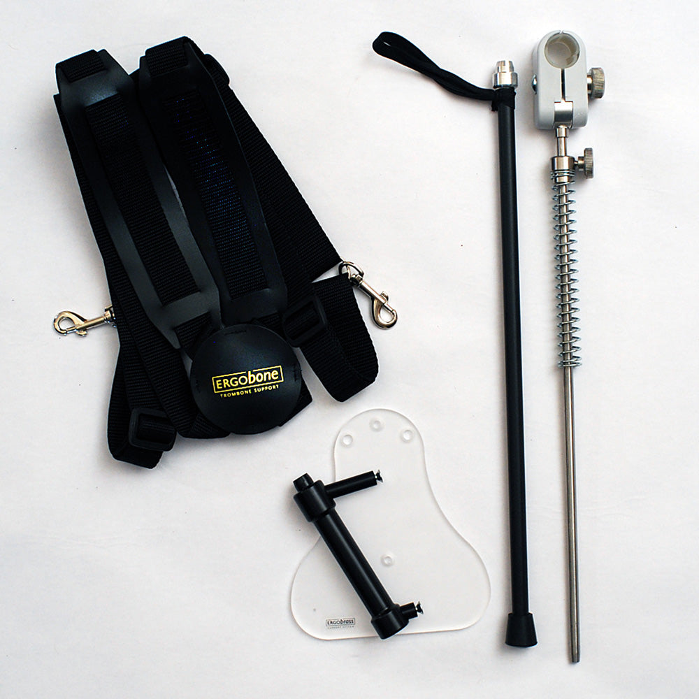ERGObrass Trombone Support Full Set - Chair and Harness - Gray