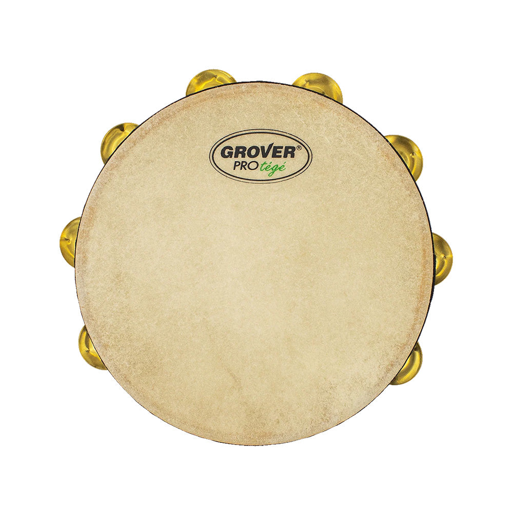 Grover Protégé Tambourine – Brass Front