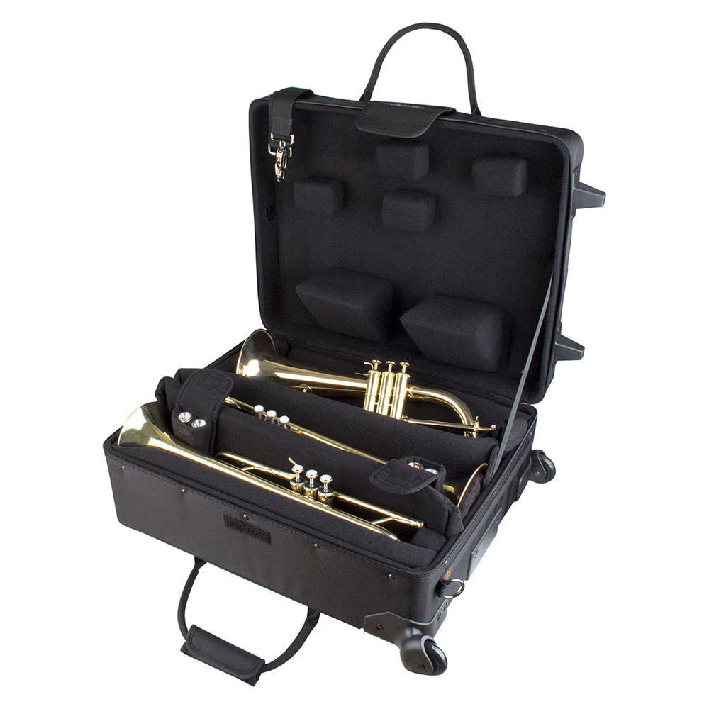 Protec Quad Horn IPAC Case with Wheels