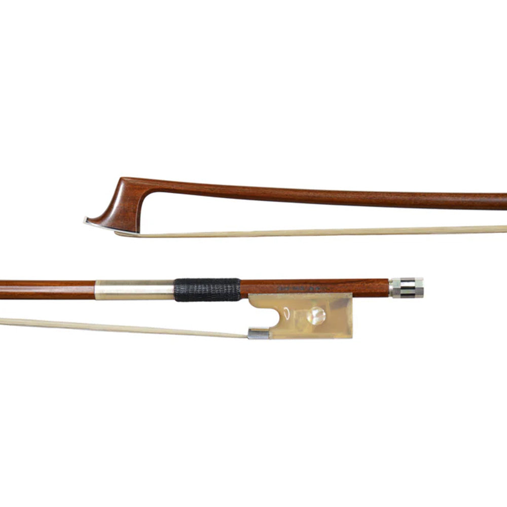 Jean Paul Pernambuco 2-Star Silver Viola Bow White Horn