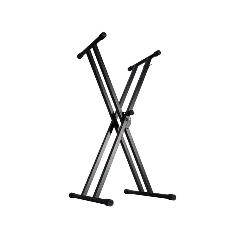 On-Stage Double-X Keyboard Stand with Bolted Construction