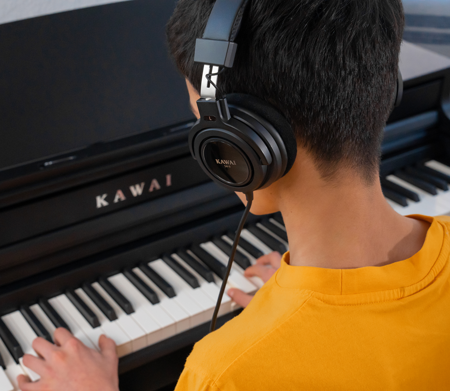 Kawai CA401 Digital Piano with Bench Headphones