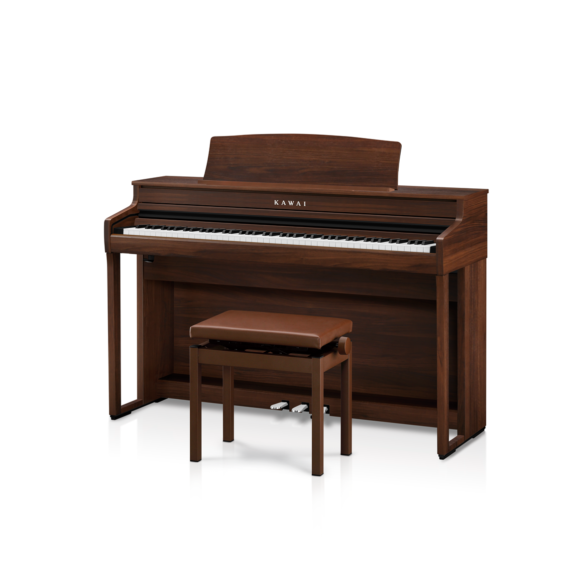 Kawai CA401 Digital Piano with Bench Walnut