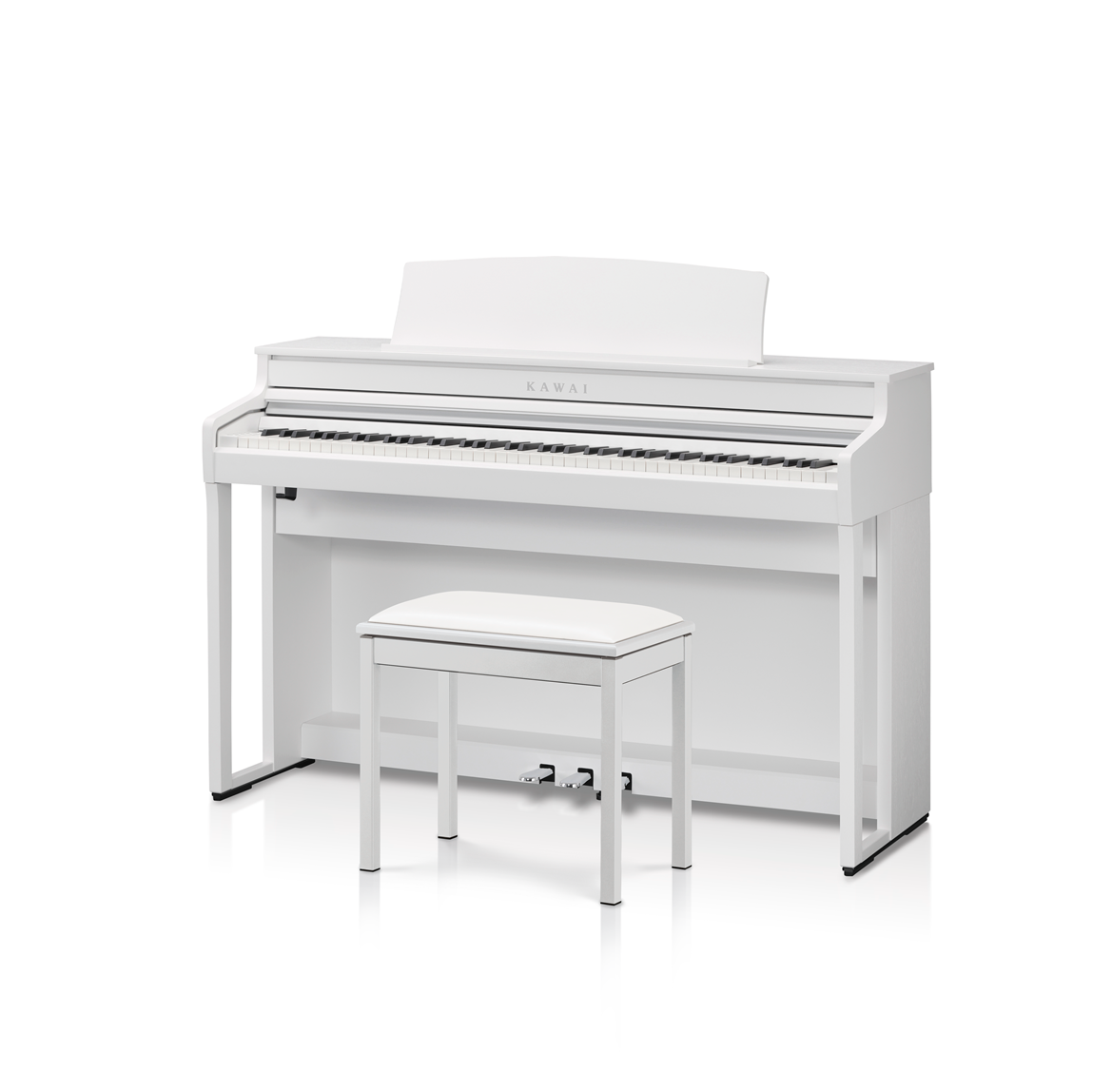 Kawai CA401 Digital Piano with Bench White