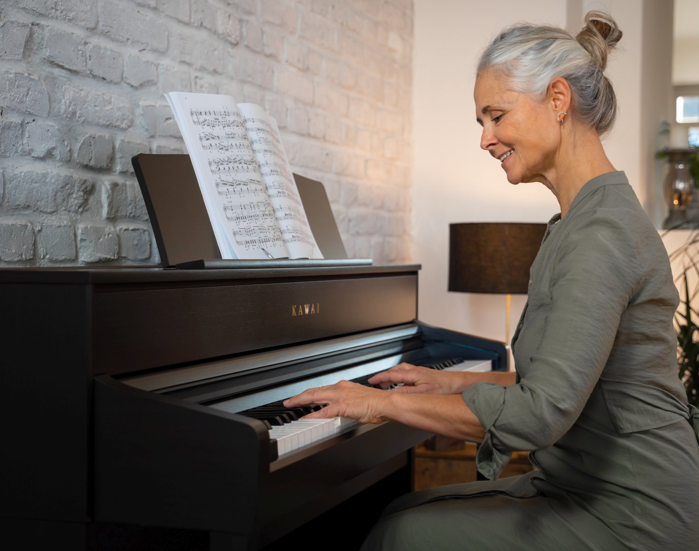 Kawai CA701 Digital Piano with Bench Playing