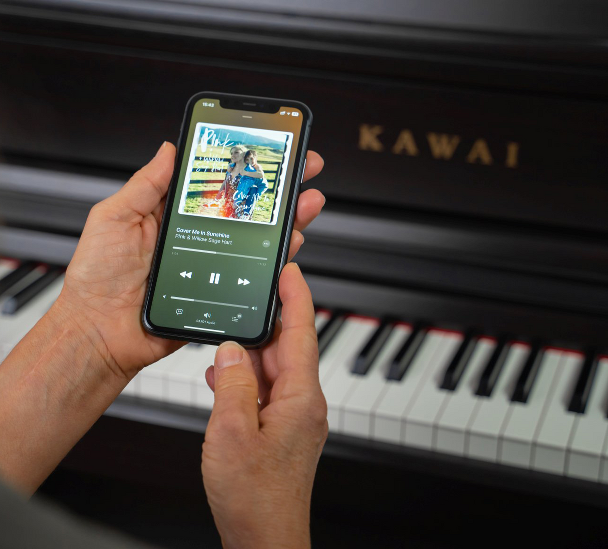 Kawai CA701 Digital Piano with Bench Phone