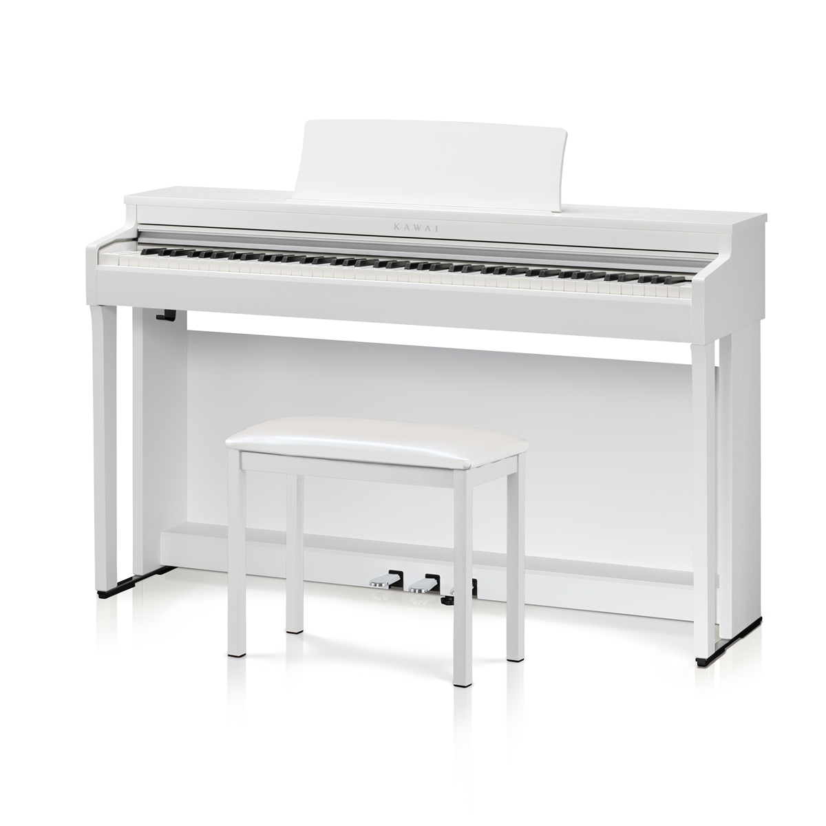 Kawai CN201 Digital Piano with Bench White