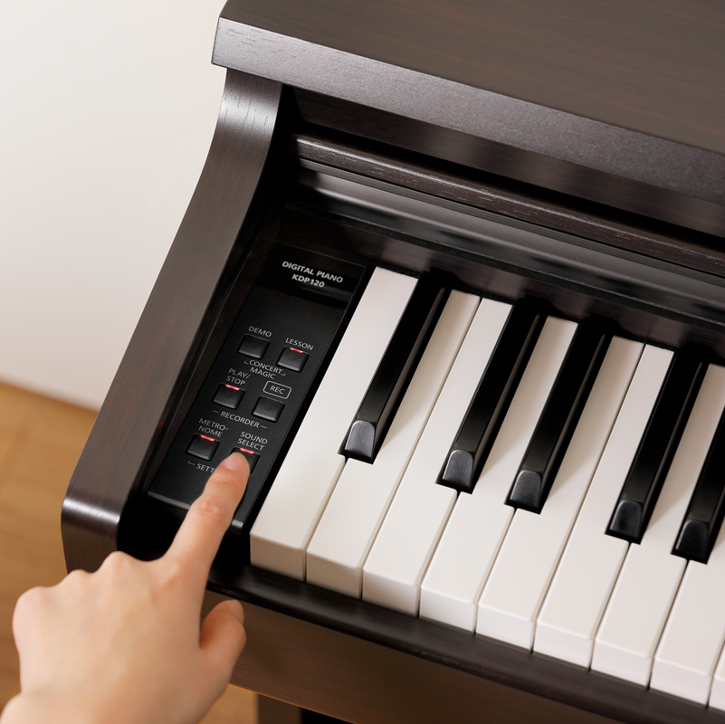 Kawai KDP120 Digital Piano with Bench Panel