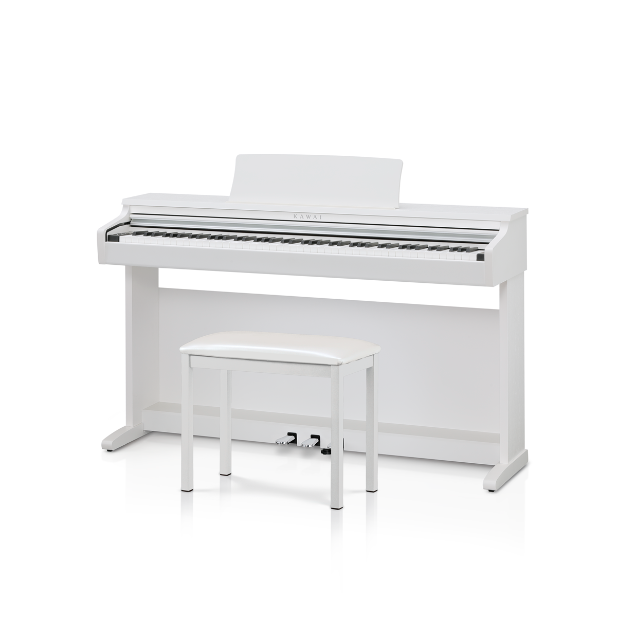 Kawai KDP120 Digital Piano with Bench White