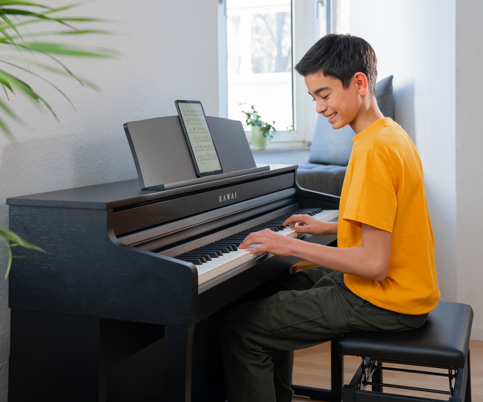 Kawai CA401 Digital Piano with Bench Playing