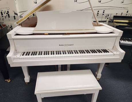 Pre-Owned Kohler & Kampbell White Grand Piano