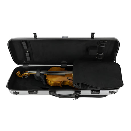 Lake City Hardshell 4/4 Violin Case Inside Partial Cover