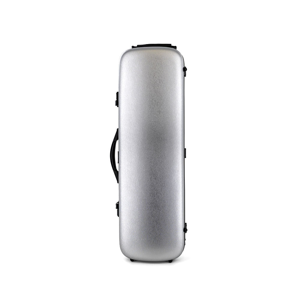 Lake City Hardshell 4/4 Violin Case Front Silver