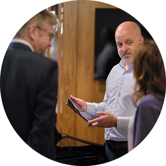 Andy with Brent and Liz