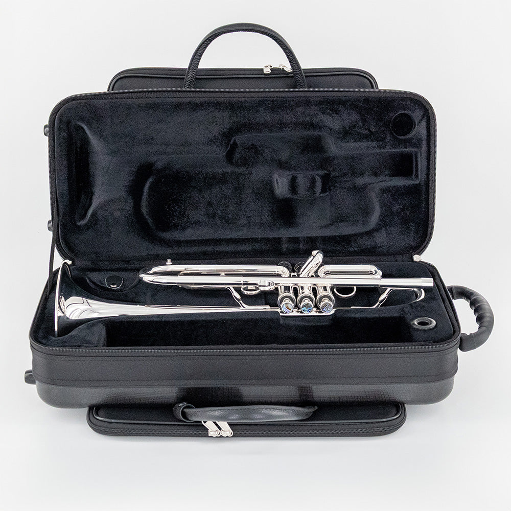 LOTUS Silver Plated Lead/Solo Bb Trumpet Case Inside