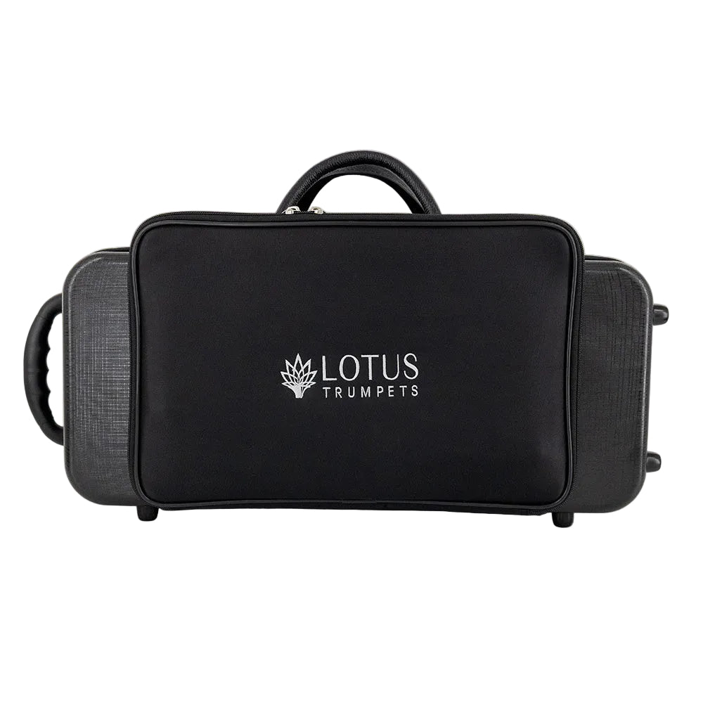 LOTUS Silver Plated Lead/Solo Bb Trumpet Case Logo