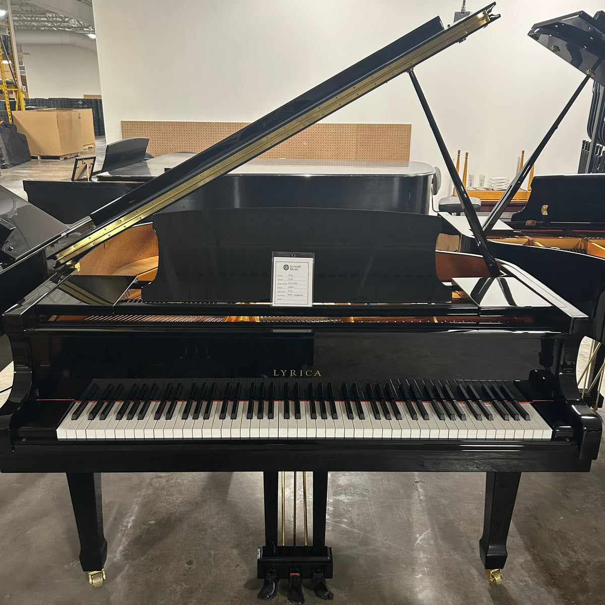 Pre-Owned Lyrica GP148 4'10" Ebony Polish Grand Piano