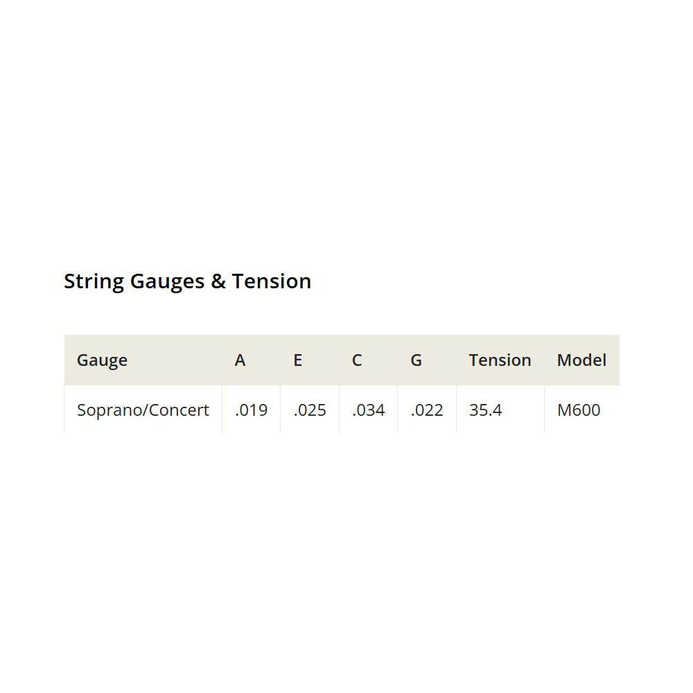 Martin Soprano/Concert Ukulele Stings Detail
