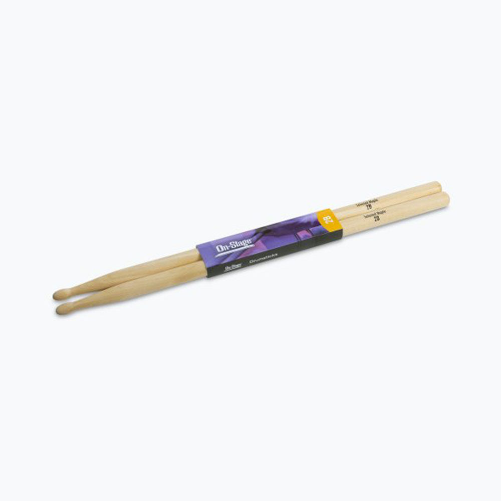 On-Stage Maple Drumsticks 2B 1