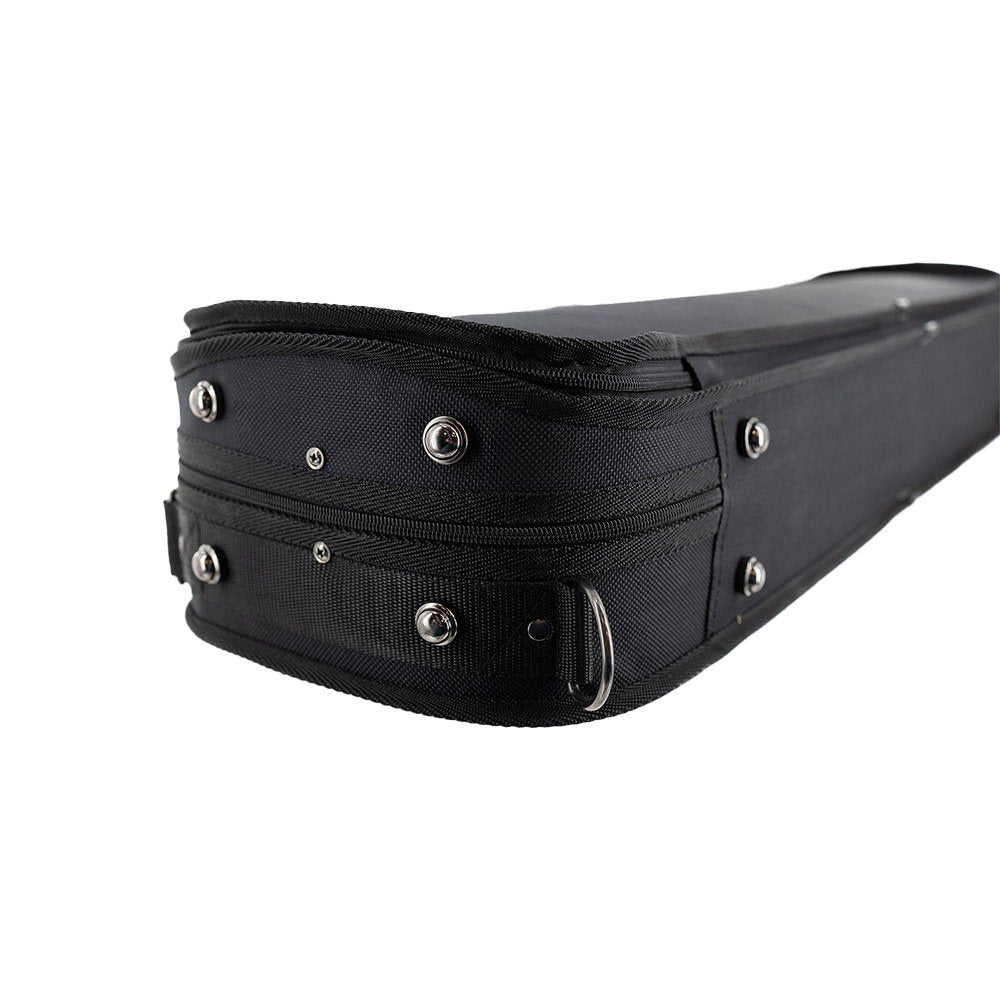 Paul A Schmitt Violin & Viola Case - the bottom metallic button protectors