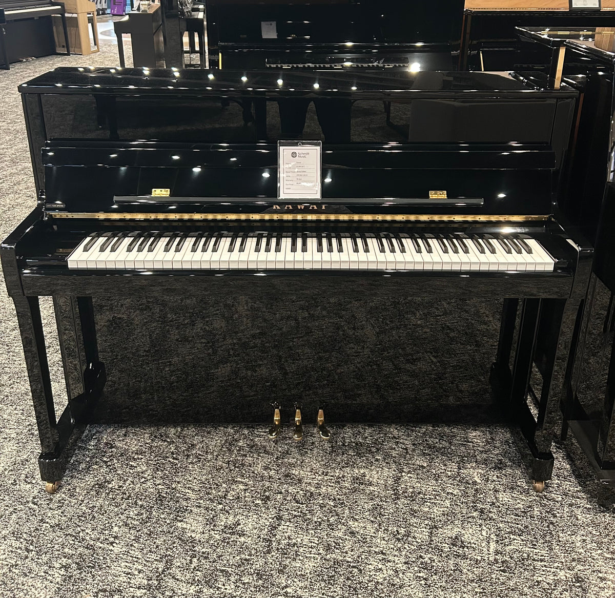 Pre-Owned Kawai K-200 45" Ebony Polish Upright Piano