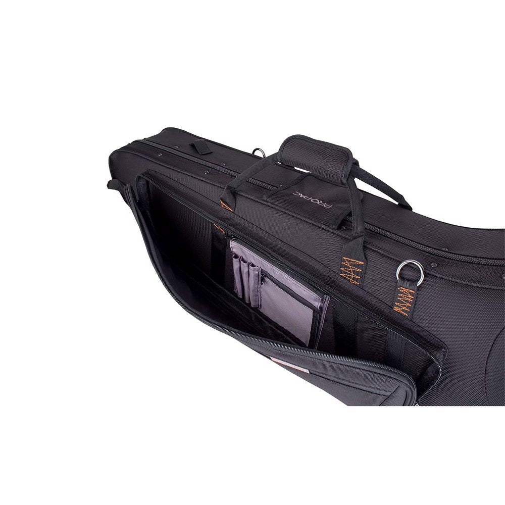 Protec PRO PAC PB306CT Tenor Trombone Case - the exterior pocket open