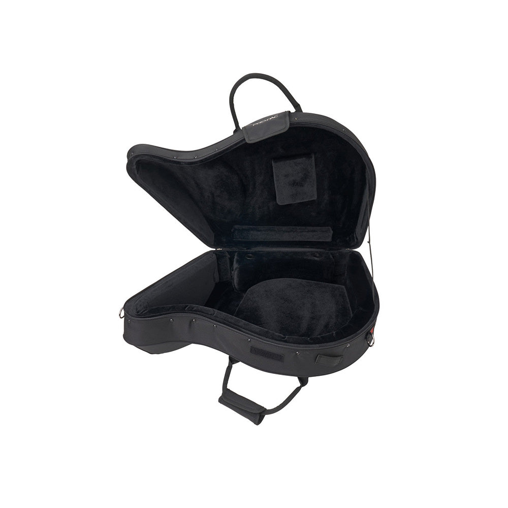 The Protec Pro Pac PB316CT French Horn case sitting open.