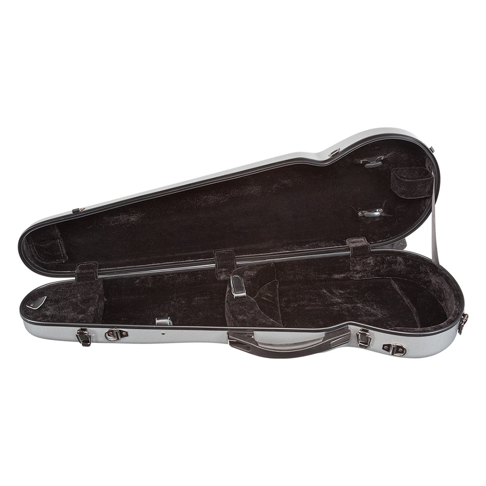 Howard Core CC430 Fiberglass Violin Suspension Case Silver