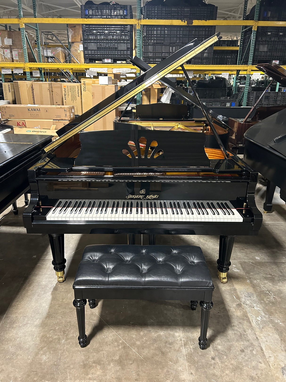 Pre-Owned Shigeru Kawai SK-2 5'11" Ebony Polish Grand Piano
