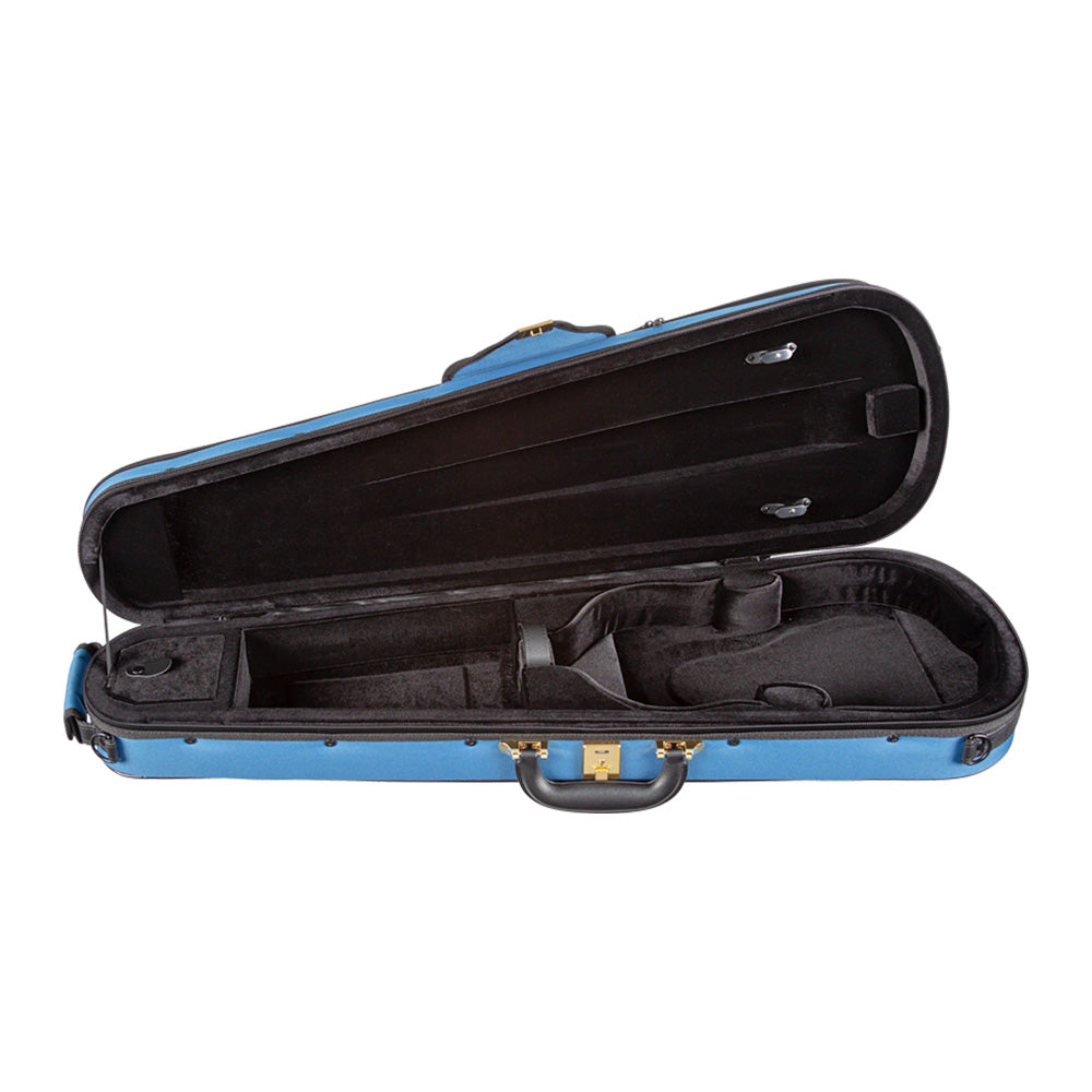 Howard Core Superlight Shaped Violin 4/4 Case Steel Blue