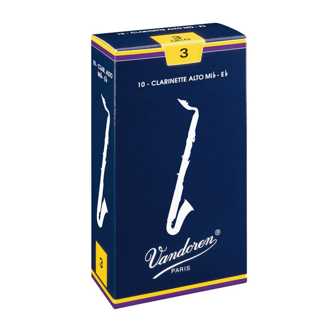 Vandoren Traditional Alto Clarinet Reeds - Box of 10
